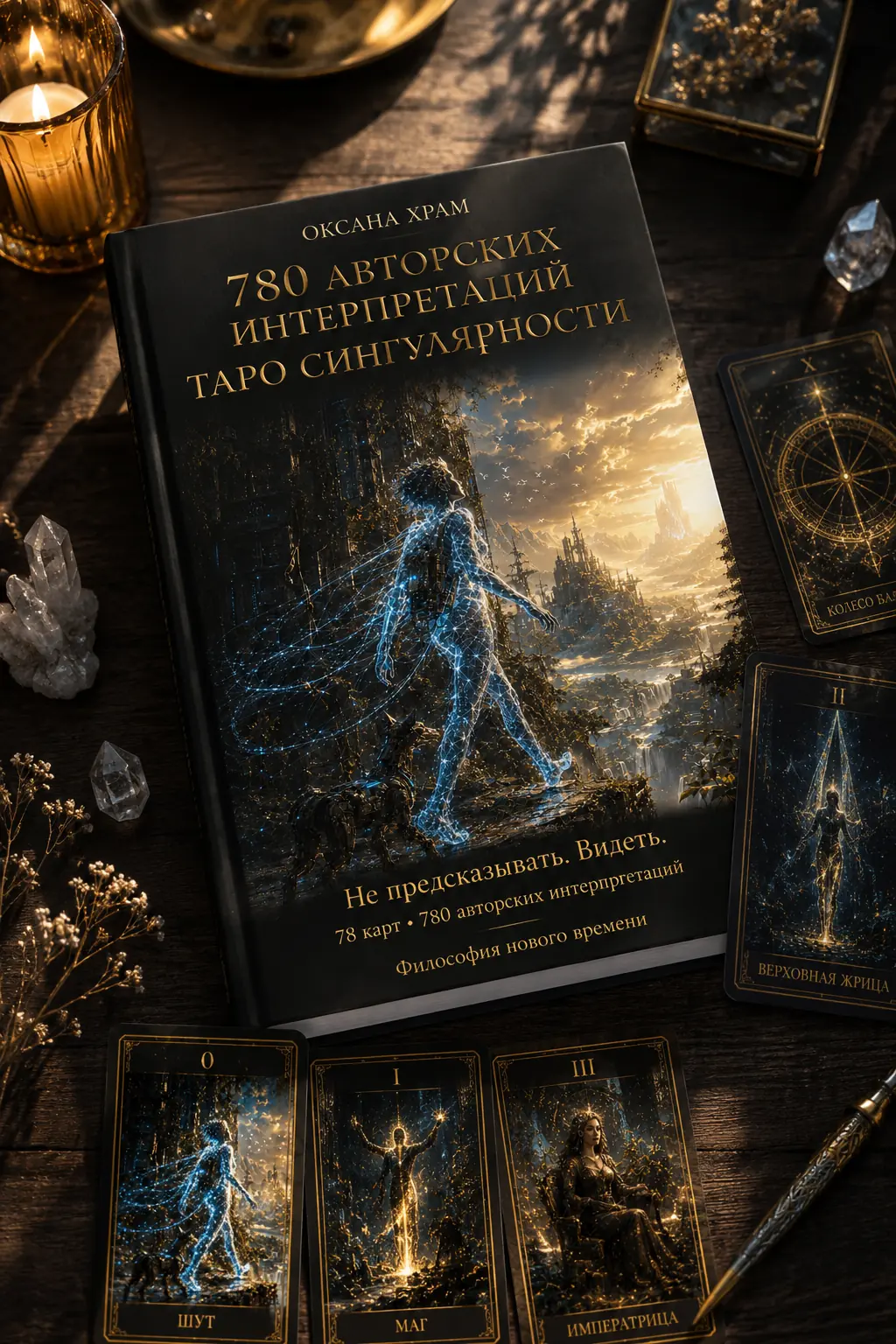 Обложка книги «Таро Сингулярности. 780 авторских интерпретаций»